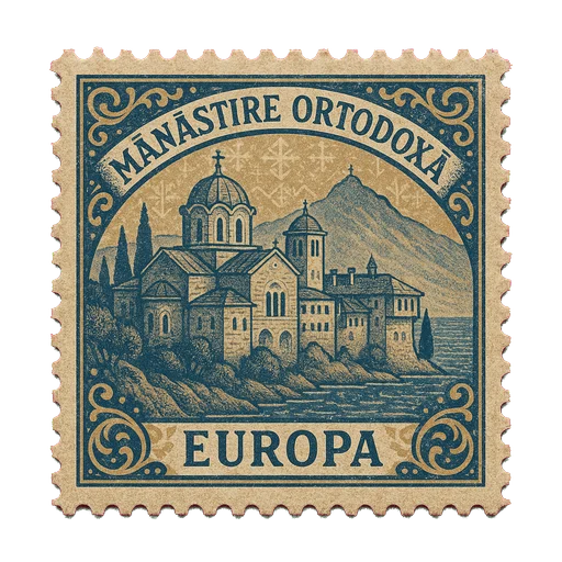 Ilustrație: Mănăstirea Krka