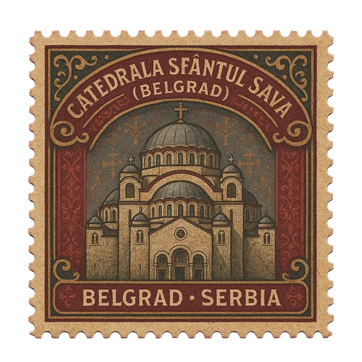 Ilustrație: Catedrala Sfântul Sava (Belgrad)